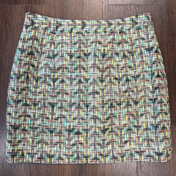Kate Spade summer tweed Harper Skirt SZ 12 - Picture 6 of 8